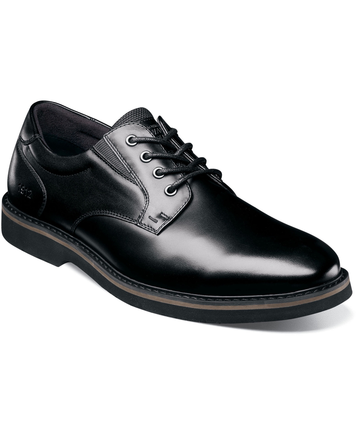 Shop Nunn Bush Men's Denali Waterproof Leather Plain Toe Oxford In Black