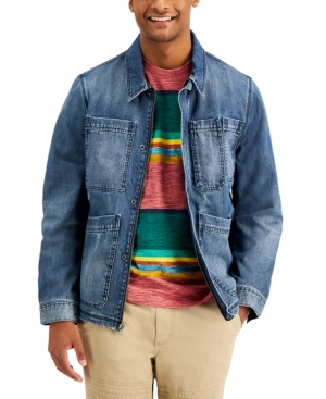 Sun + Stone Men's Tim Denim Utility Jacket