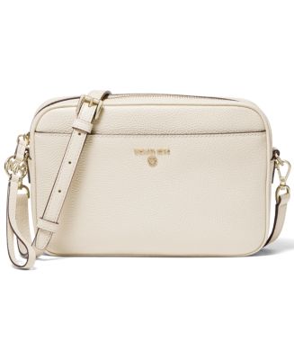 Michael Kors Large Charm EW Crossbody Bag in Silver at Luxe Purses