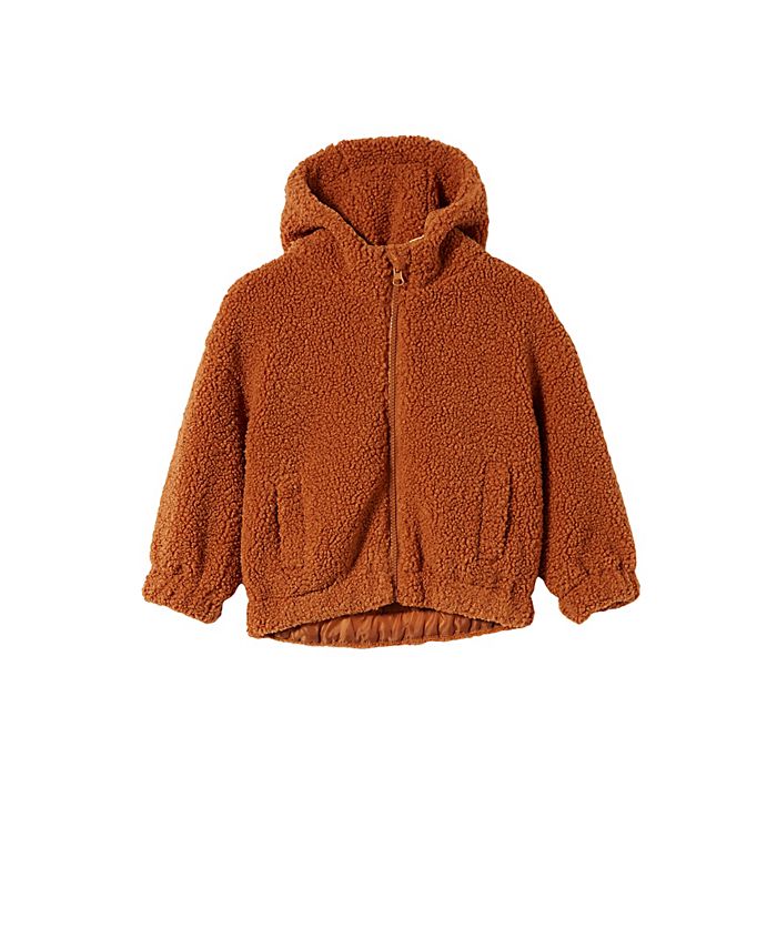 COTTON ON Big Girls Tallulah Teddy Hooded Jacket Macy s