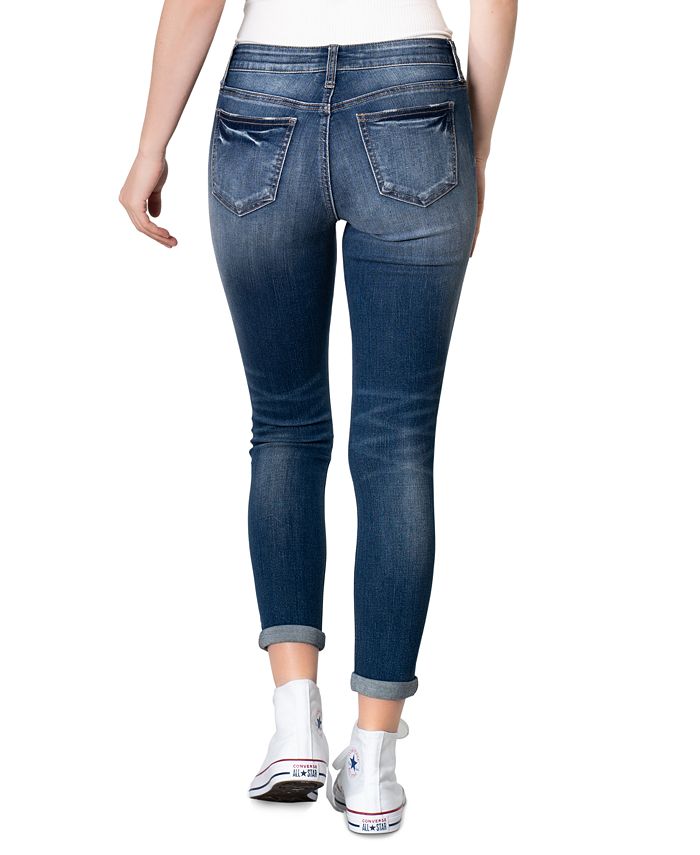 Gemma Rae Juniors' Ripped Skinny Jeans & Reviews - Jeans - Juniors - Macy's
