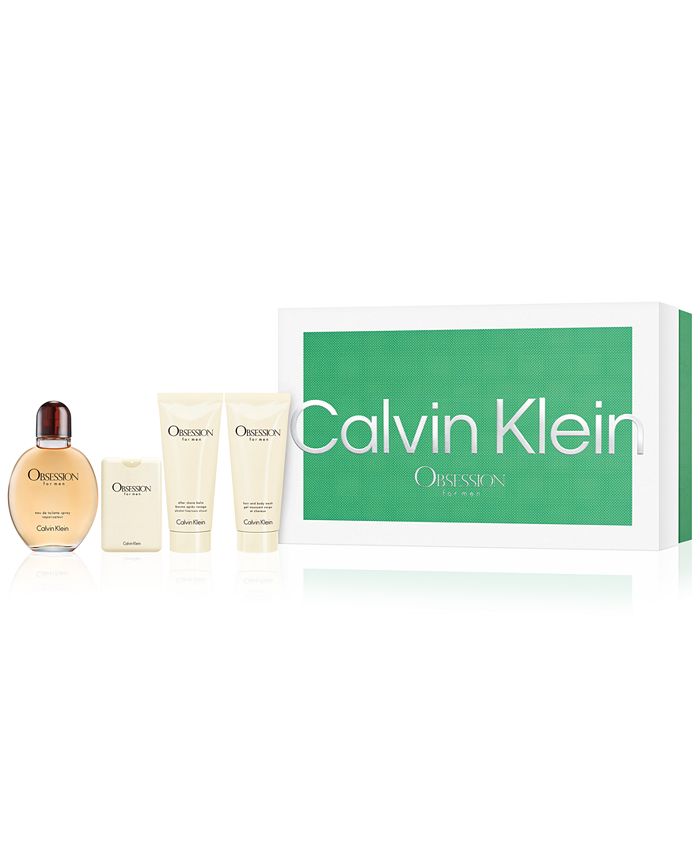 Calvin Klein Men's 4-Pc. Obsession Eau de Toilette Gift Set & Reviews -  Cologne - Beauty - Macy's