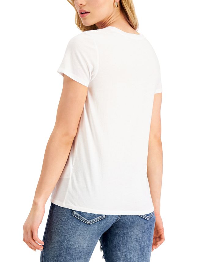 GUESS Desire Graphic T-Shirt & Reviews - Tops - Women - Macy's