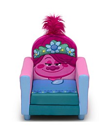 Trolls World Tour Poppy Figural Upholstered Kids Chair by Delta Children