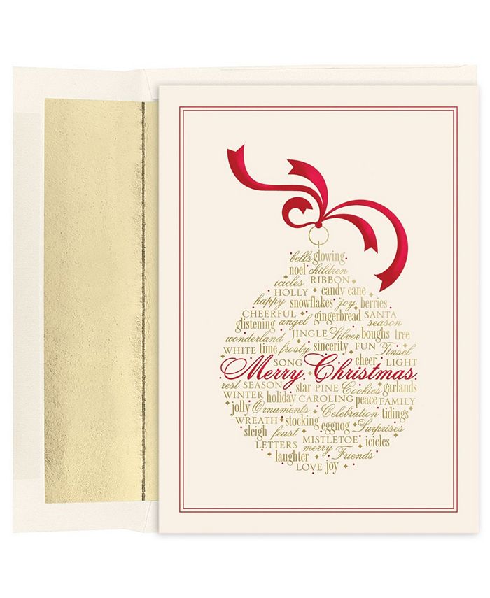 Masterpiece Studios Masterpiece Cards Words of Christmas Ornament ...