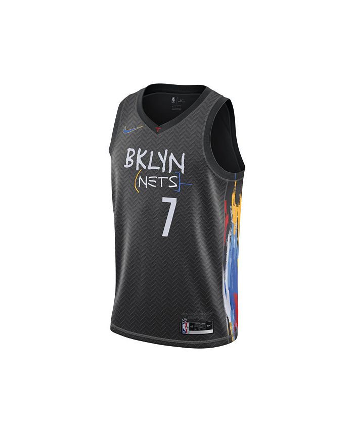 NBA Nets 7 Kevin Durant White 2021 City Edition Men Jersey
