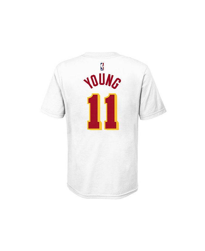 Nike Youth Atlanta Hawks Icon Name and Number T-Shirt - Trae Young