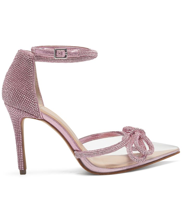 INC International Concepts Women's Lidani PointedToe Clear Vinyl Pumps