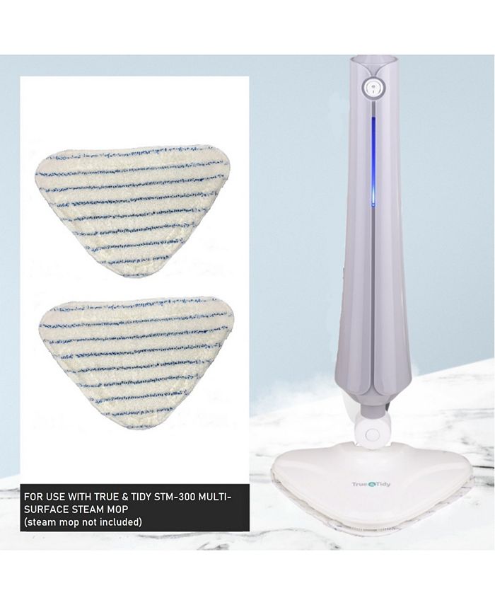 True & Tidy - MP-300 Durable & Reusable Microfiber Refill Mop Pads, 2 pack