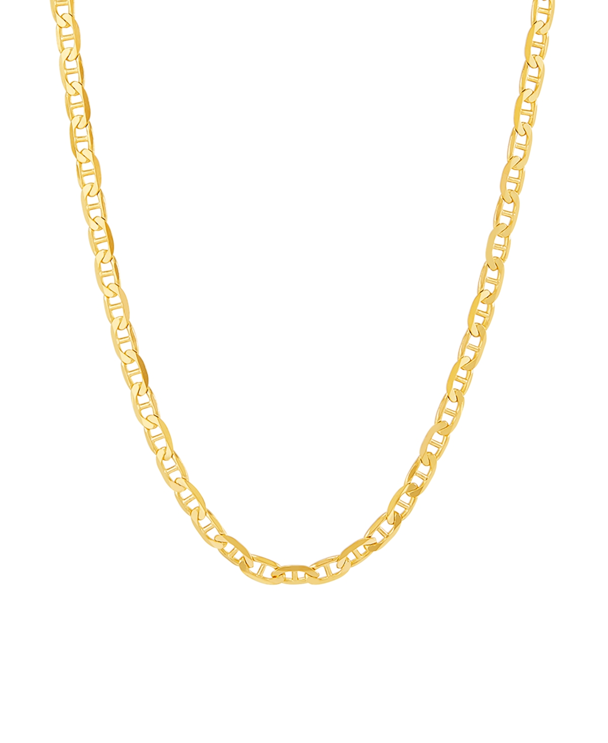 Polished 20" Mariner Chain (3mm) in 10K Yellow Gold - Yellow Gold