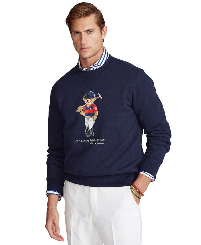 Contain squat compliance Polo Ralph Lauren Men's Polo Bear Fleece Sweatshirt & Reviews - Hoodies &  Sweatshirts - Men - Macy's