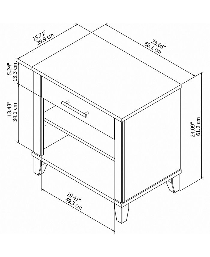 Bush Furniture Somerset Nightstand Macy's
