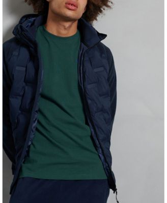 storm ombre hybrid zip hoodie
