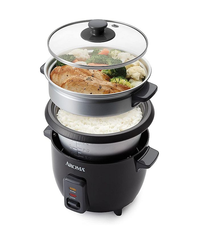 Aroma ARC3631NGB 6Cup Pot Style Rice Cooker Macy's