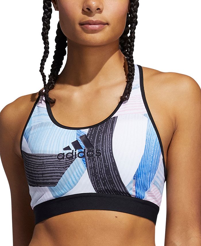 Adidas Women's AlphaSkin Racerback Medium-Support Sports Bra Size Small