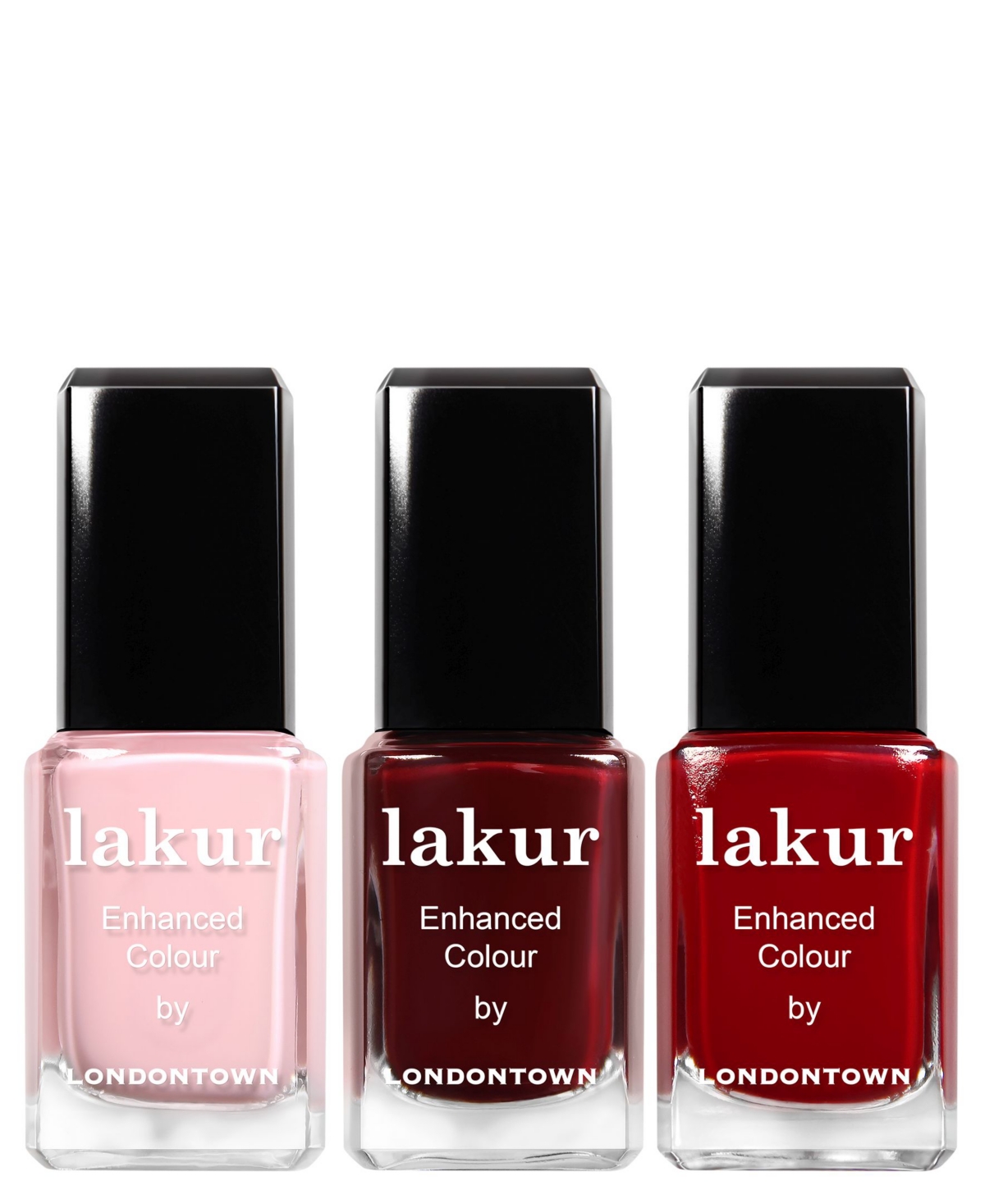 3-Pc. Always In Style Lakur Enhanced Colour Nail Polish Set