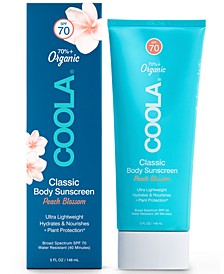 Classic Body Organic Sunscreen Lotion SPF 70 - Peach Blossom, 5-oz.