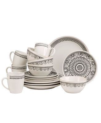 over&back - Bali 16pc Dinnerware Set
