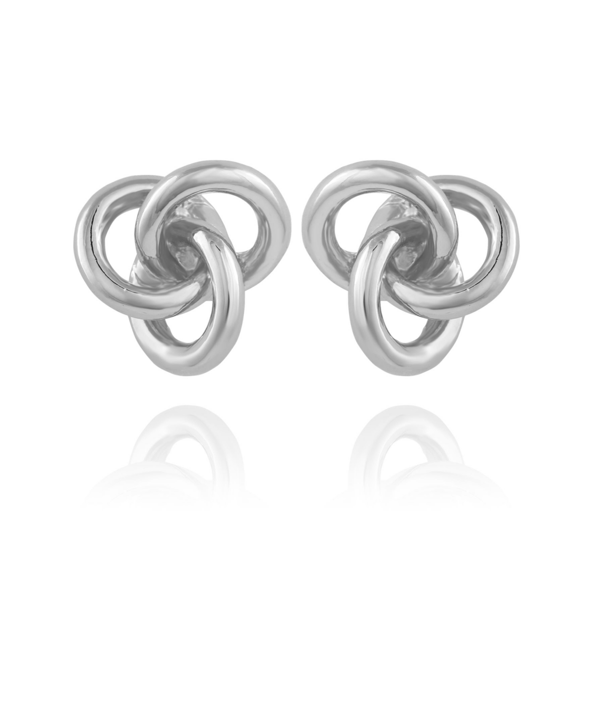 Women's Love Knot Earring - Silver