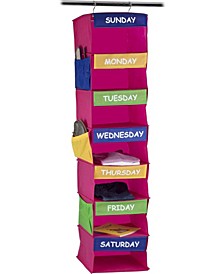 Hanging Closet Daily Activity Organizer for Kids