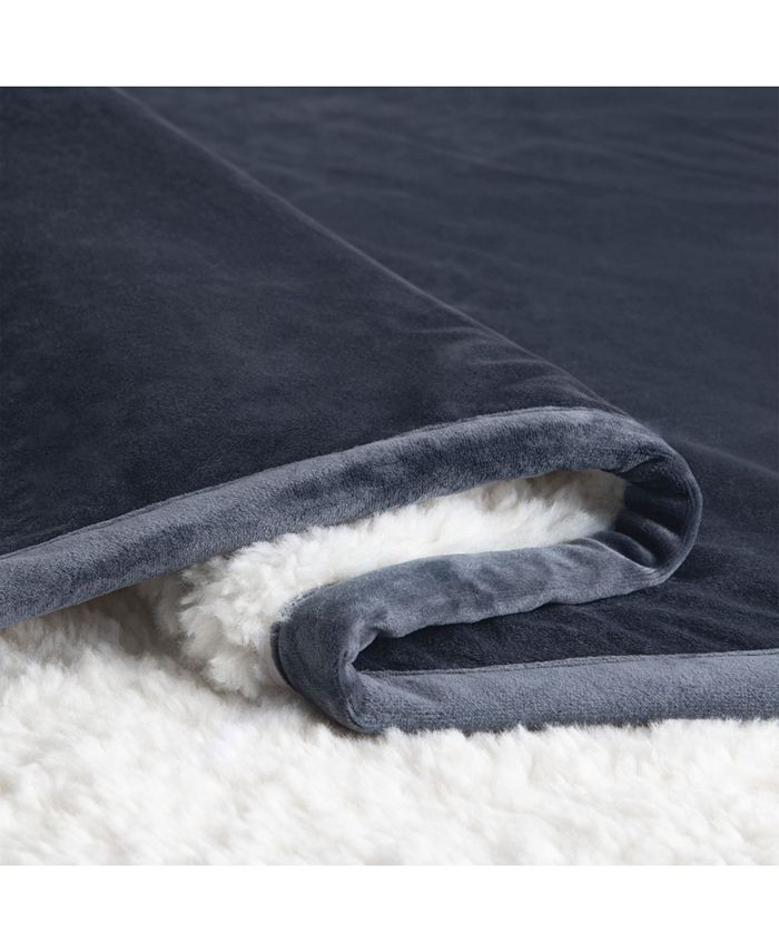 UGG® Bliss Plush Sherpa Fleece Reversible Throw Blanket, 70" x 50