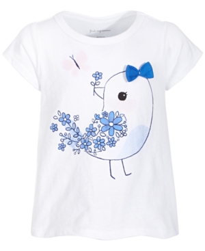 First Impressions Baby Girls Blue Bird T-Shirt Created for Macy's