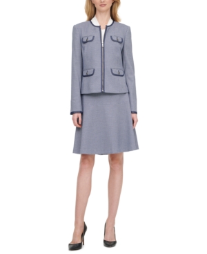 Tommy Hilfiger Textured Zip-Front Jacket