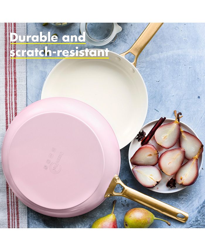 Greenpan Reserve 10pc Hard Anodized Healthy Ceramic Nonstick Cookware Set  Blush Pink : Target
