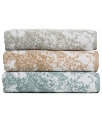 Shop Hotel Collection Turkish Cotton Diffused Marble Bath Towel Collection Created For Macys In Vapor
