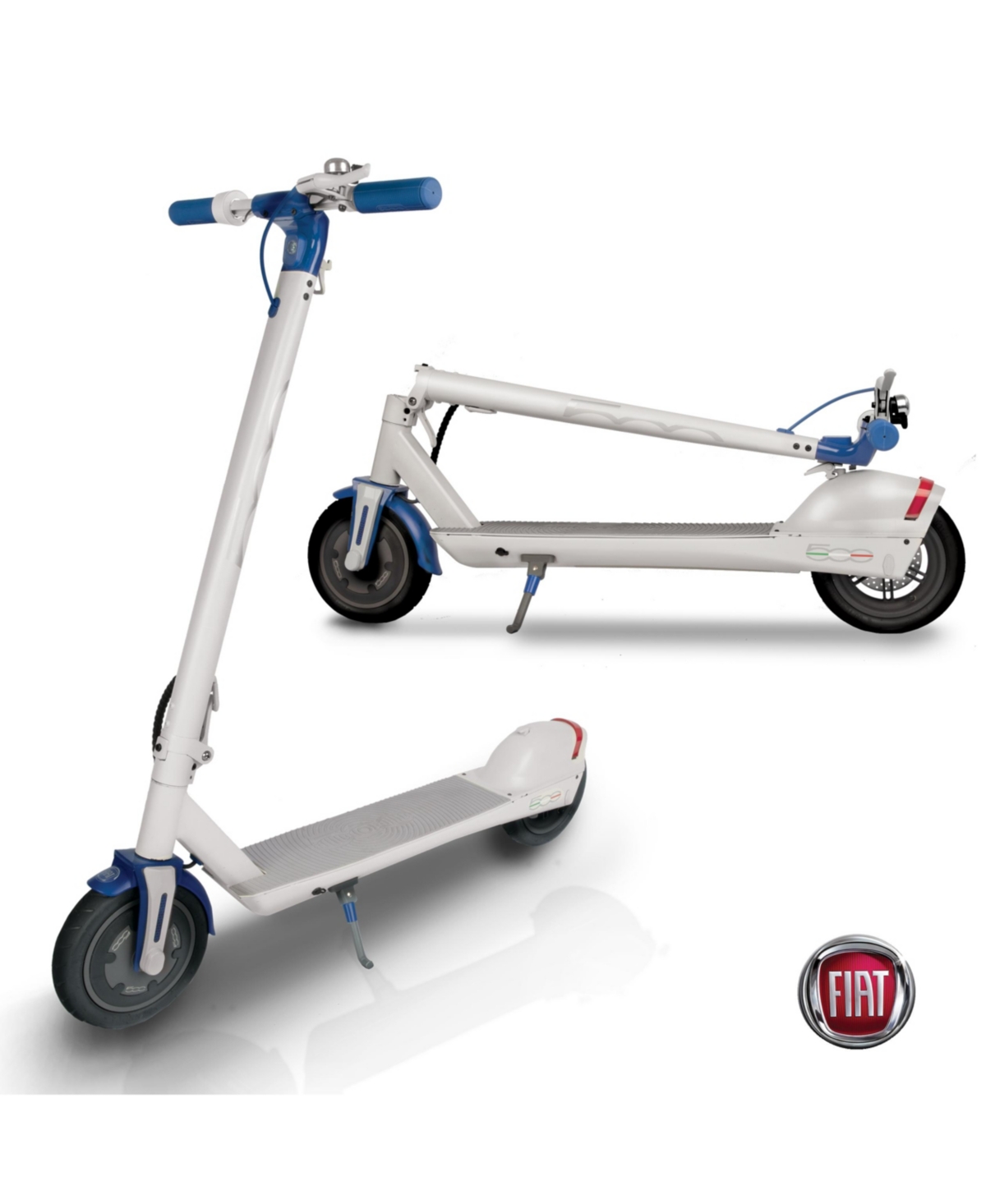 Fiat Folding Electric Scooter In White