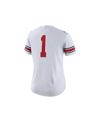 Nike Ohio State Buckeyes Women's Football Game Jersey - White