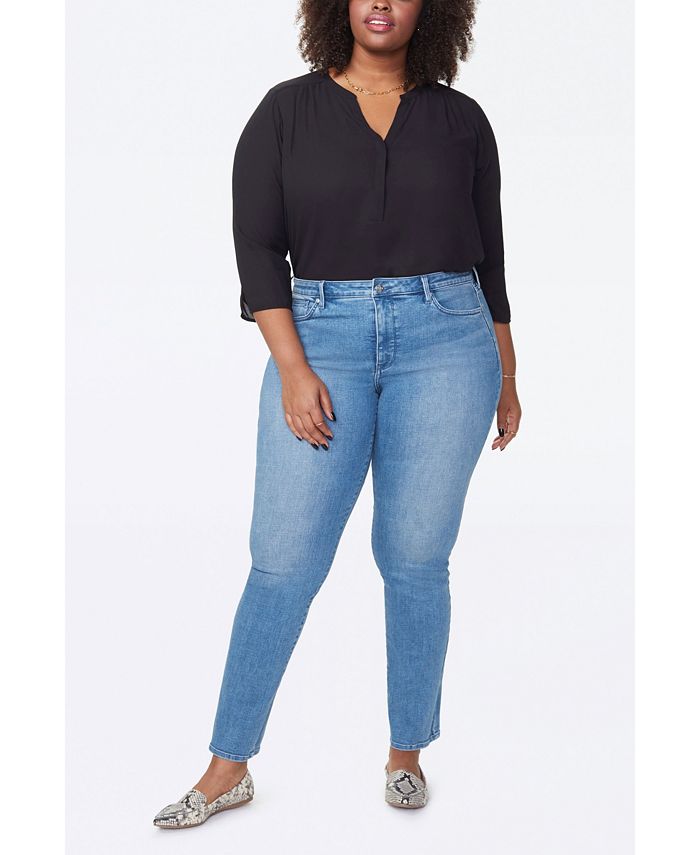 NYDJ Women's Plus Size Sheri Slim Jeans - Macy's