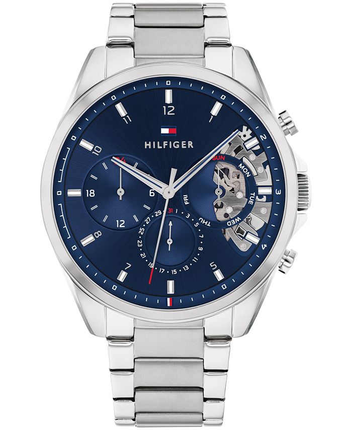 Tommy Hilfiger - Men's Chronograph Stainless Steel Bracelet Watch 44mm