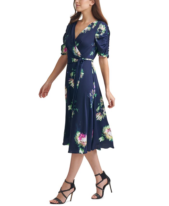 Dkny tiered midi dress Clearance