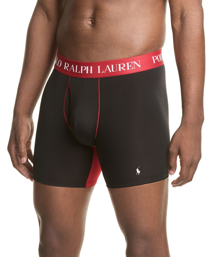 Polo Ralph Lauren Men's 3-Pack 4D Flex Performance Mesh Boxer
