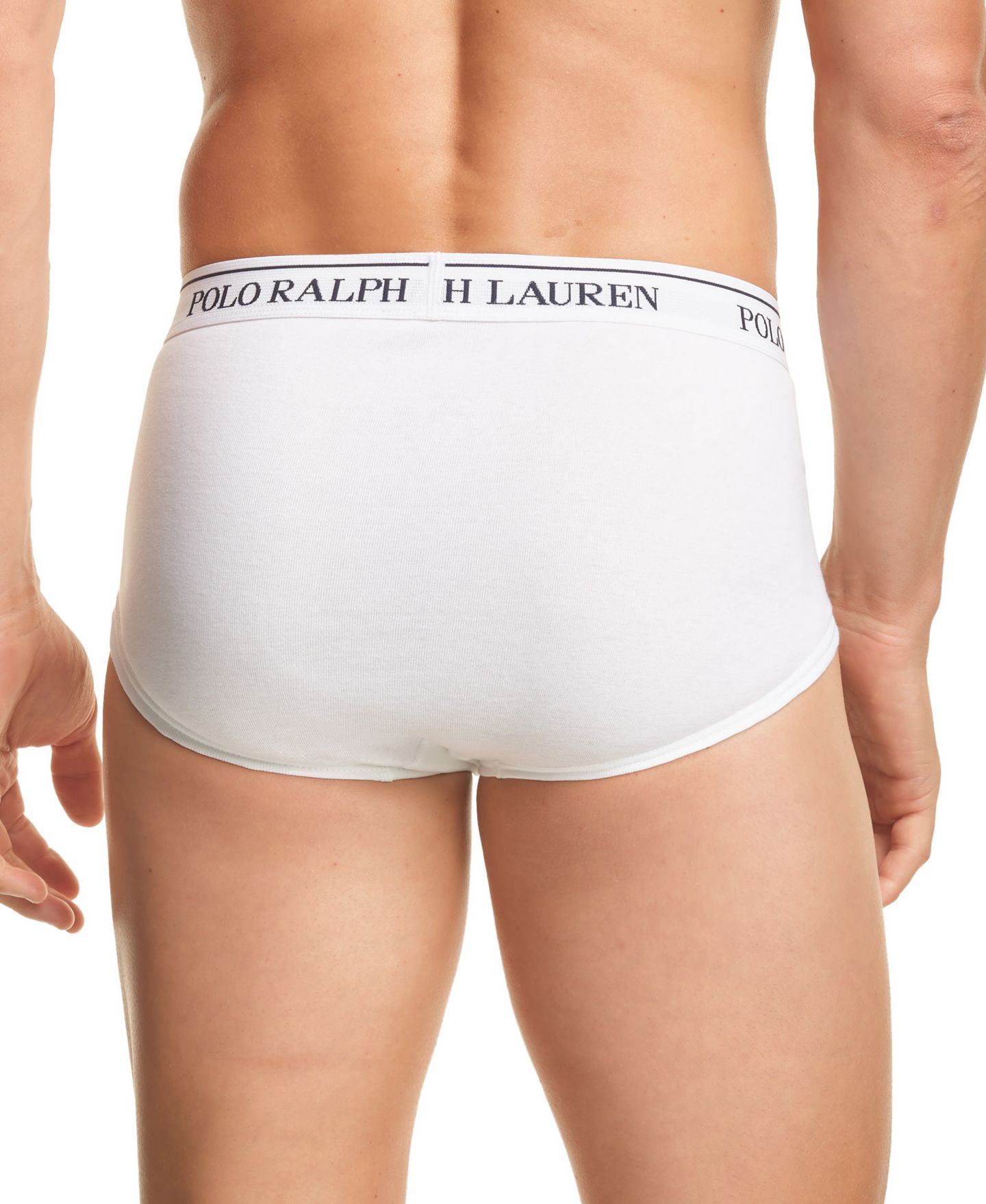 Трусы-брифы Classic-Fit для мужчин, 6 шт. — Polo Ralph Lauren, цвет: Белый — фото 2