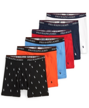 Polo Ralph Lauren Men's 6-Pack Boxer Briefs