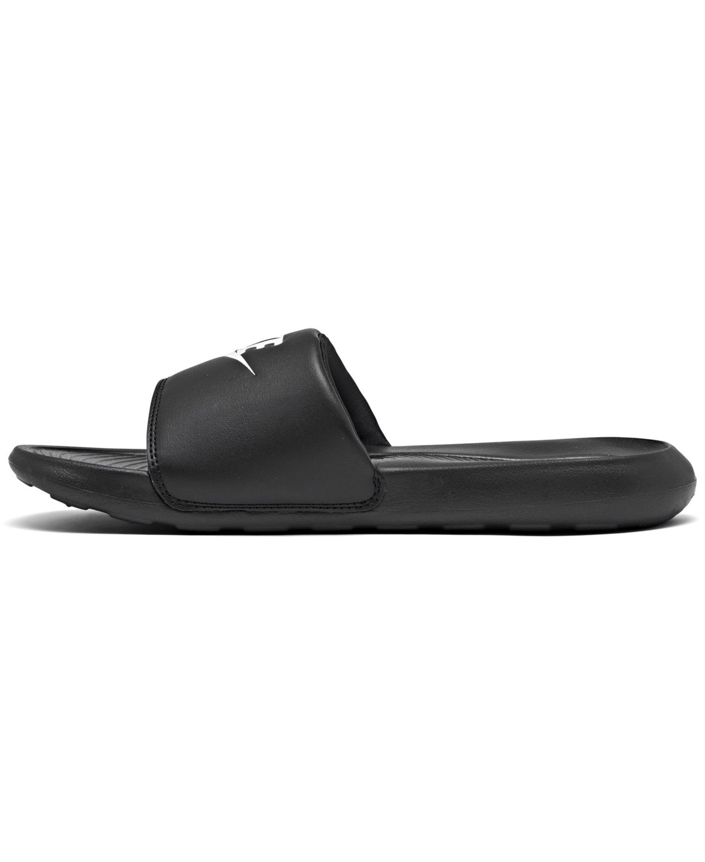 Женские сандалии Nike Victori One Slide, цвет: Чёрный / Белый — фото 3
