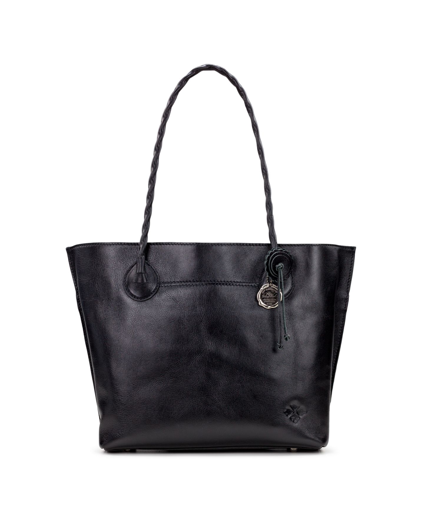 Женская сумка Patricia Nash Eastleigh Large Leather, цвет: Чёрный рыжевато-коричневый — фото 1