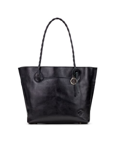 Женская сумка Patricia Nash Eastleigh Large Leather, цвет: Чёрный рыжевато-коричневый