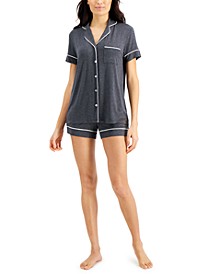 Ultra Soft Modal Top & Shorts Pajama Set, Created for Macy's
