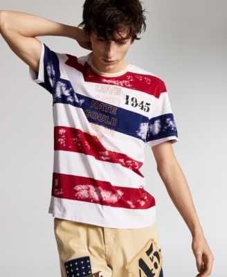 Sun + Stone - Men's Cotton 1945 Striped T-Shirt