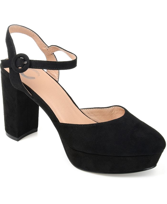 Journee Collection Women's Roslynn Platform Block Heel Dress Pumps Macy's