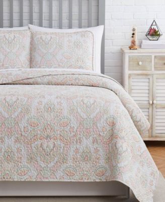 Enchantment Printed 3-Pc. Quilt Set, King