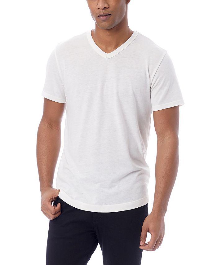 Alternative Apparel Men's Jersey V-Neck Shirttail T-shirt - Macy's