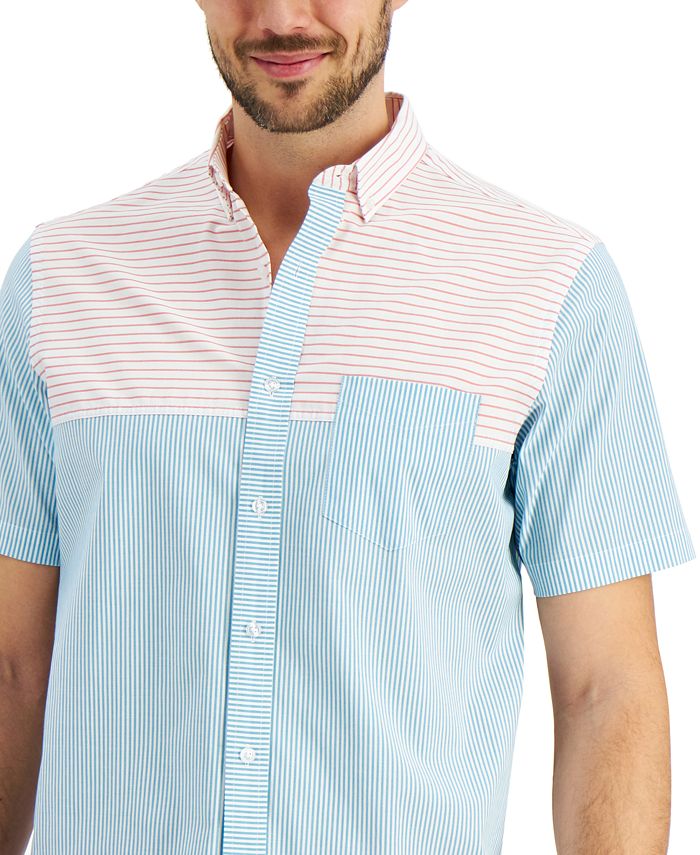 Club Room Men's Mixed Stripe Shirt, Created for Macy's & Reviews ...