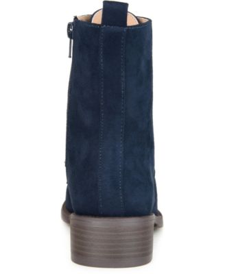 Women's Vienna Lace Up Stacked Heel Booties