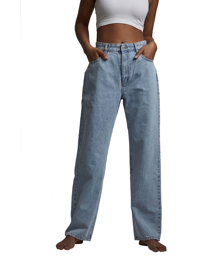 COTTON ON Women's Baggy Straight Jeans - Macy's