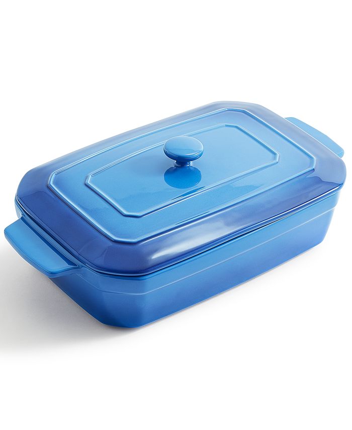 Martha Stewart Collection CLOSEOUT! Stoneware Lasagna Pan with Lid