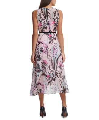 Tommy Hilfiger Delphinium Chiffon Midi Dress